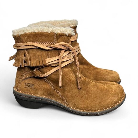 Ugg Women's Brown and Tan Boots - Picture 1 of 8